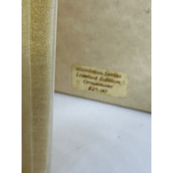 VTG 80s Hallmark Holiday Heirloom Crystal Bell Silver Wreath Christmas Ornament - Picture 5 of 10